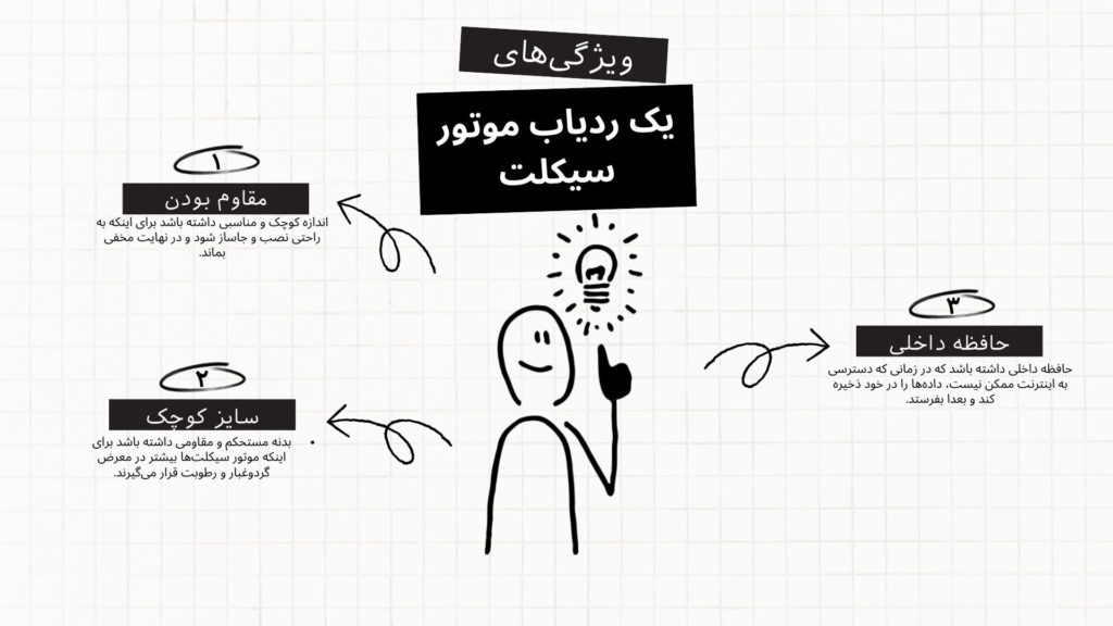 ویژگیهای یک ردیاب موتور سیکلت